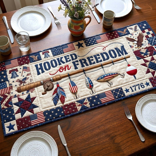 Freedom Hook Quilted Table Runner GFTOTP18667