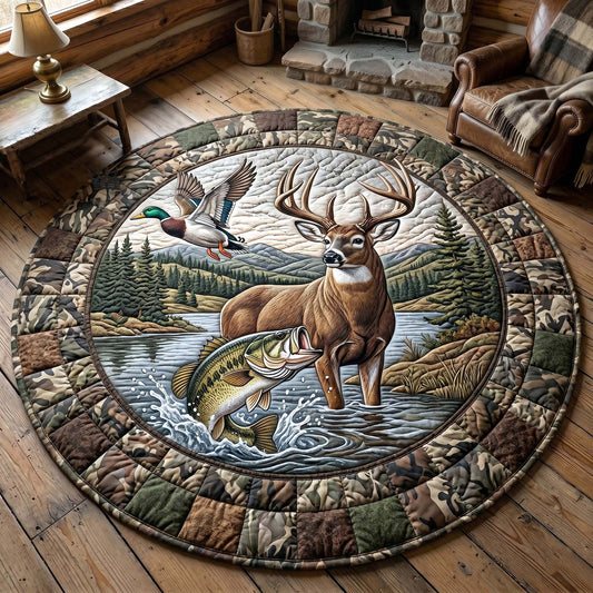 Wild Pursuit Quilted Round Mat GFTOTP18676