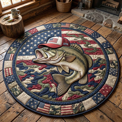 Freedom Catch Quilted Round Mat GFTOTP18678