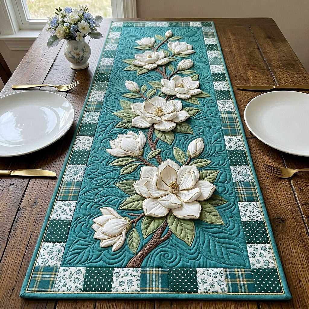 Magnolia Grace Quilted Table Runner GFTOTP18713