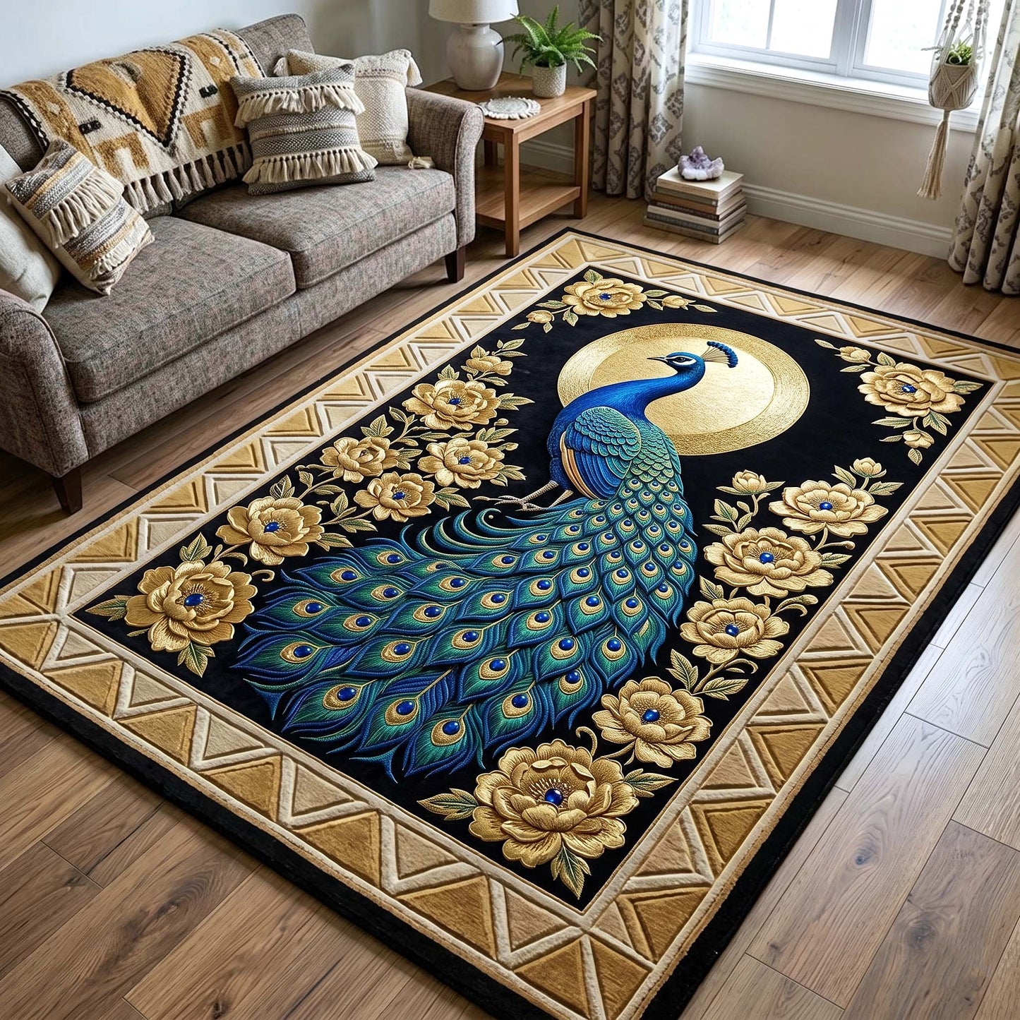 Peacock Majesty Area Rug GFTOTP18717
