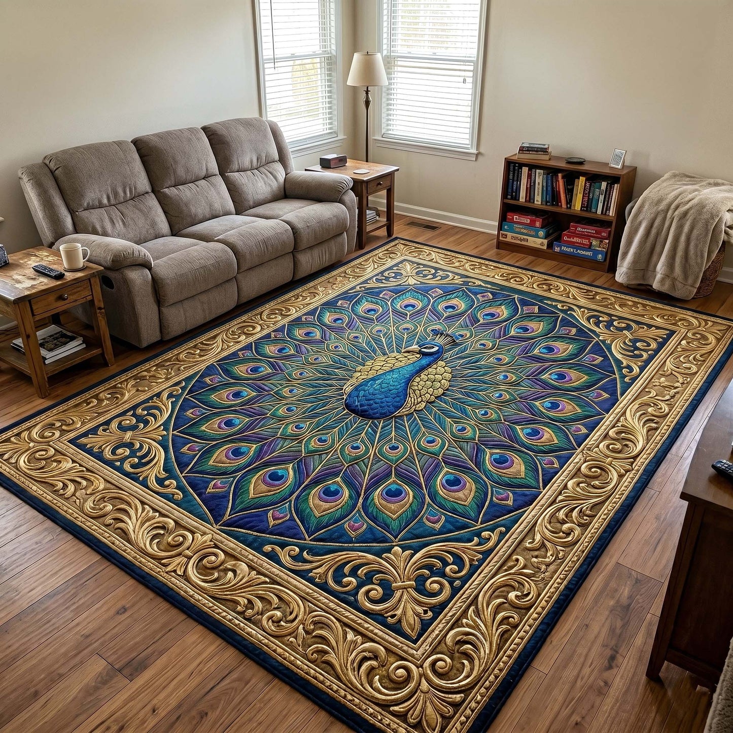 Peacock Majesty Area Rug GFTOTP18720