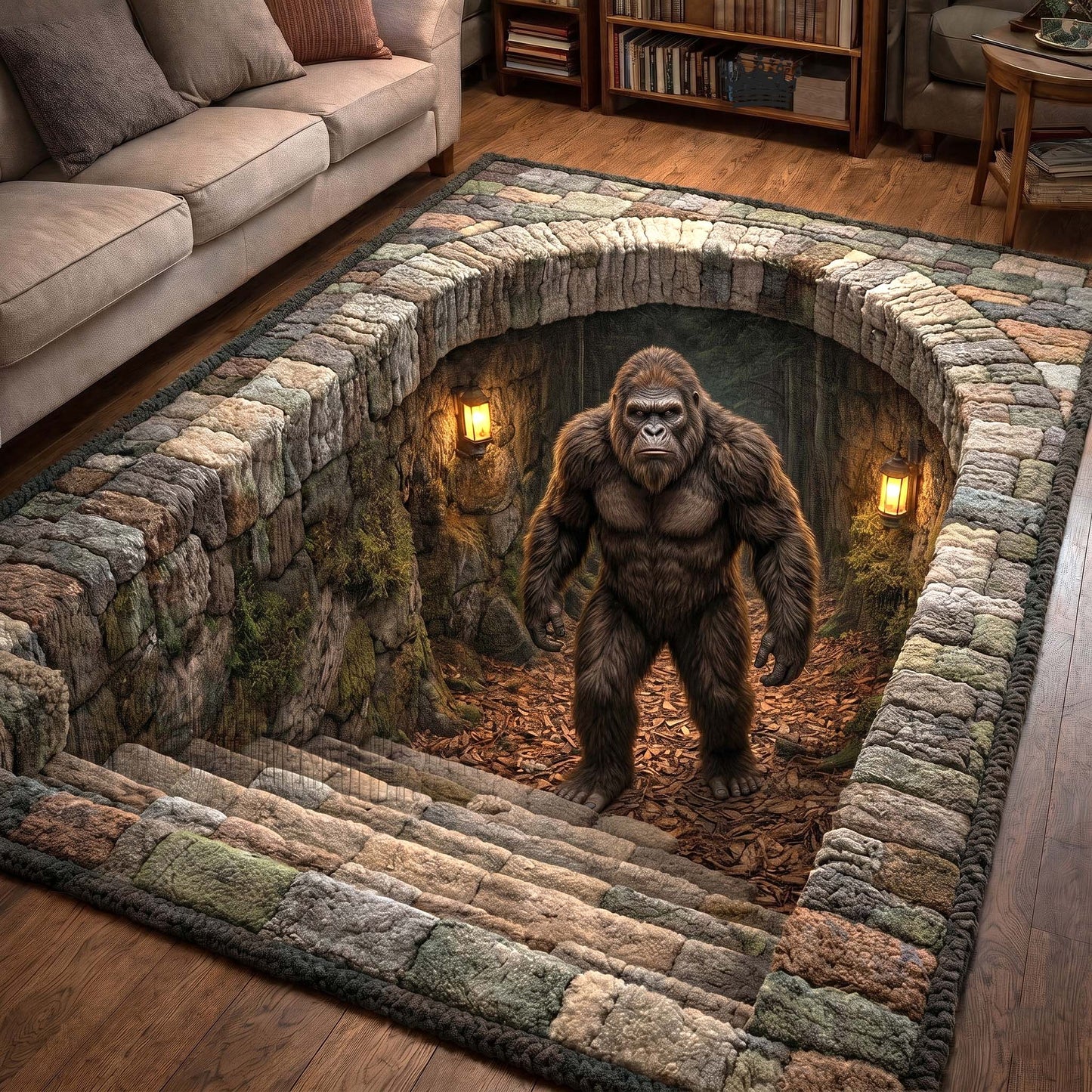 Mystic Sasquatch Area Rug GFTOTP18726