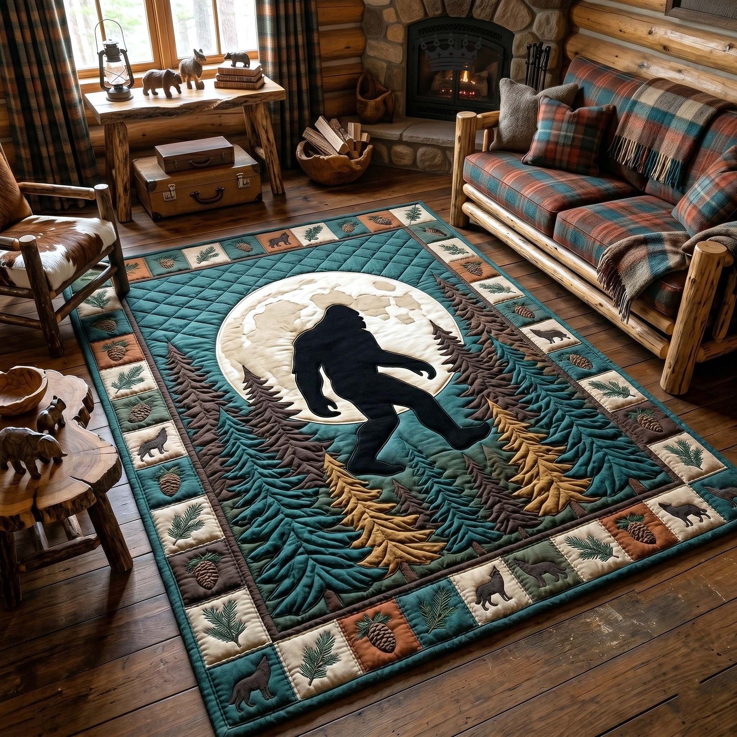Mystic Sasquatch Area Rug GFTOTP18728
