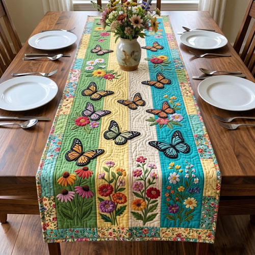 Butterfly Garden Quilted Table Runner GFTOTP18736