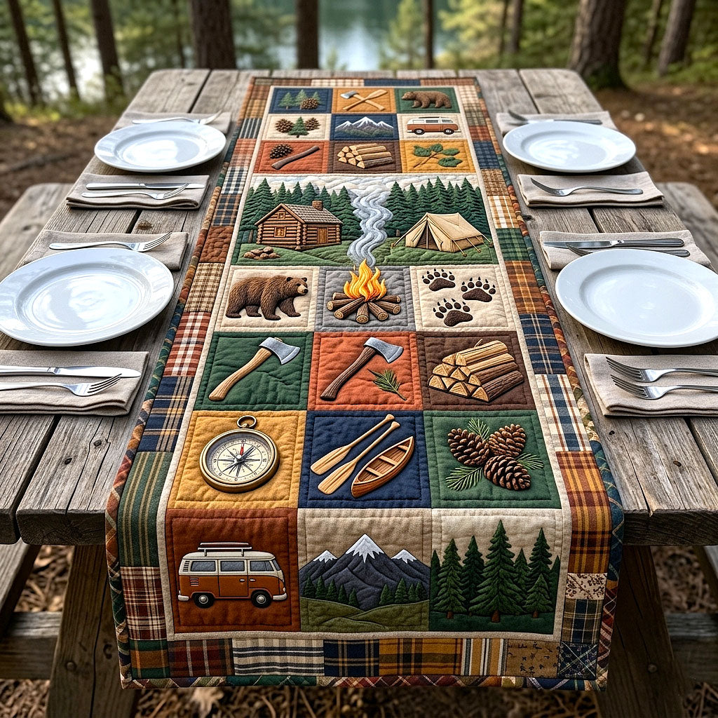 Camping Life Quilted Table Runner GFTOTP18782