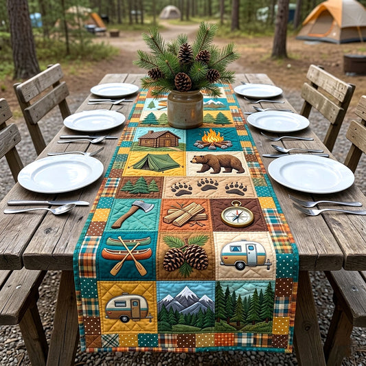 Camping Life Quilted Table Runner GFTOTP18783