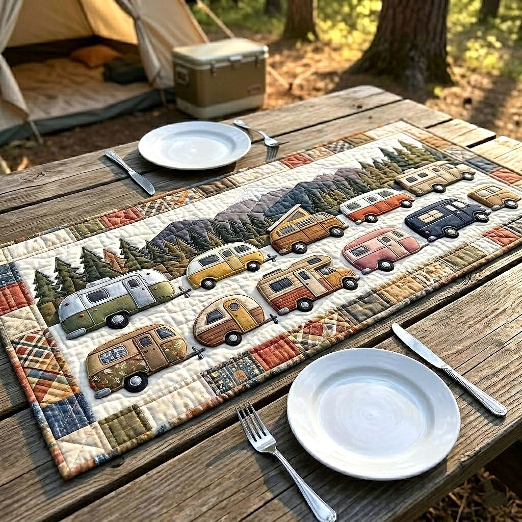 Camping Life Quilted Table Runner GFTOTP18785
