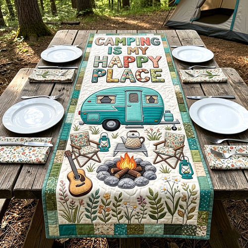 Camping Life Quilted Table Runner GFTOTP18786