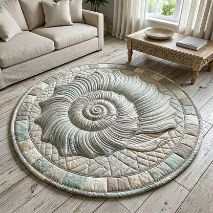 Coastal Whisper Quilted Round Mat GFTOTP18808