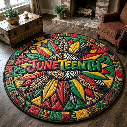 Melanin Legacy Quilted Round Mat GFTOTP18810
