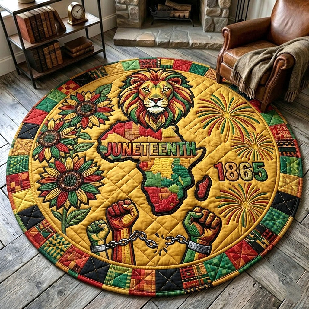 Melanin Legacy Quilted Round Mat GFTOTP18811