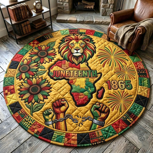 Melanin Legacy Quilted Round Mat GFTOTP18811