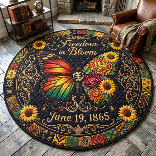 Melanin Legacy Quilted Round Mat GFTOTP18812