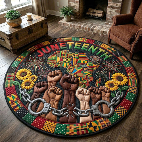 Melanin Legacy Quilted Round Mat GFTOTP18813