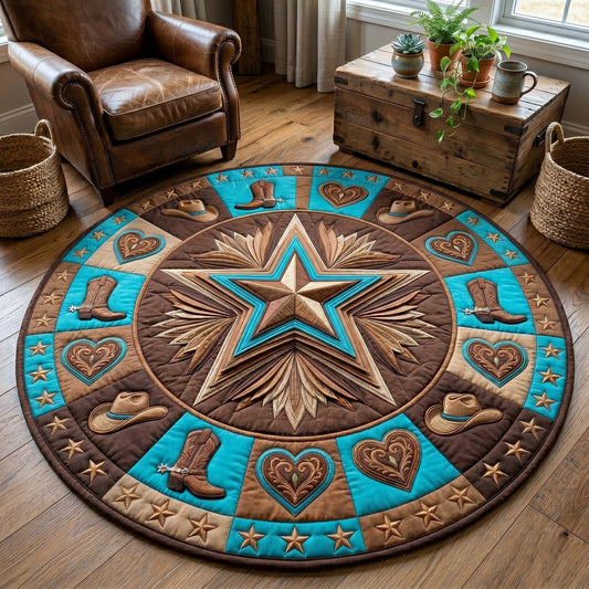 Lone Star Quilted Round Mat GFTOTP18844