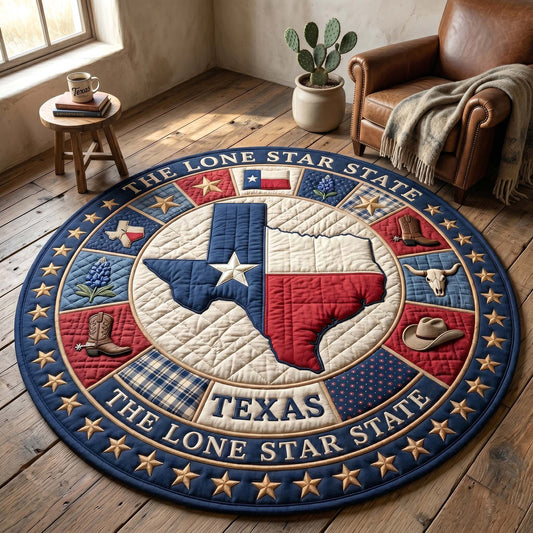 Lone Star Quilted Round Mat GFTOTP18845