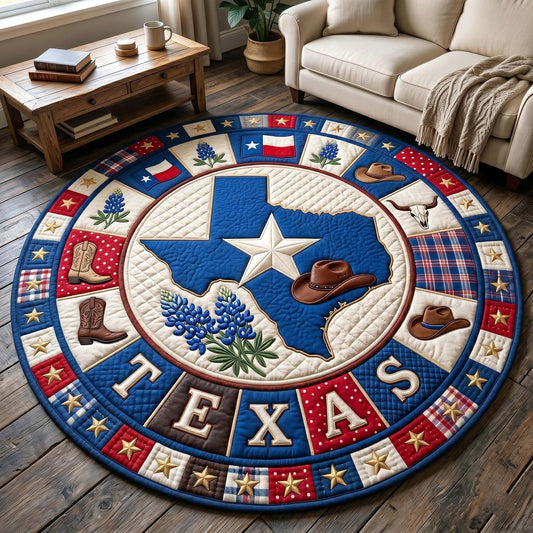 Lone Star Quilted Round Mat GFTOTP18848