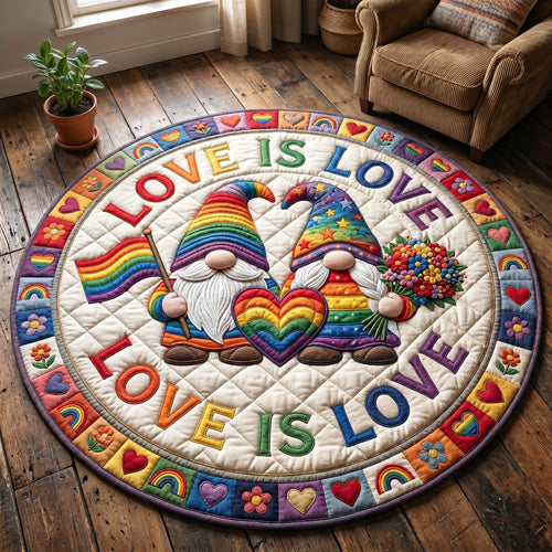 Love Pride Quilted Round Mat GFTOTP18850