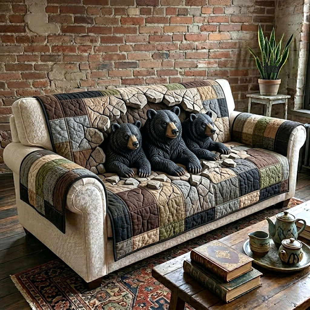 Rustic Guardian Quilted Sofa Cover GFTOTP18922