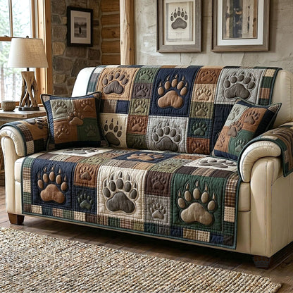 Rustic Guardian Quilted Sofa Cover GFTOTP18925