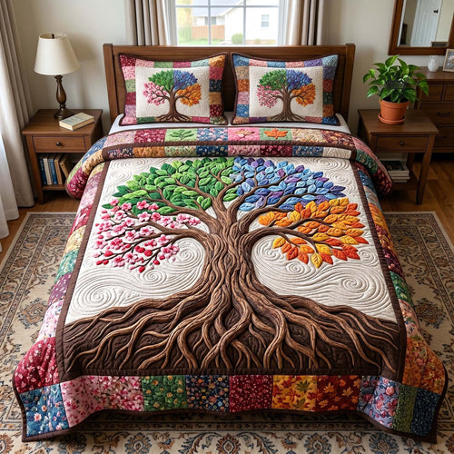 Eternal Roots 3-Piece Quilted Bedding Set GFTOTP18928