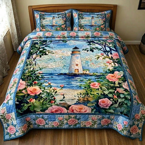 Coastal Glow 3-Piece Quilted Bedding Set GFTOTP19068