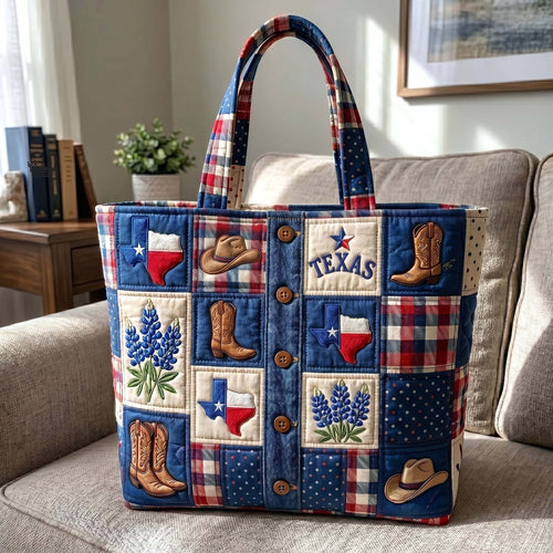 Texas Pride Quilted Tote Bag GFTOTP19075