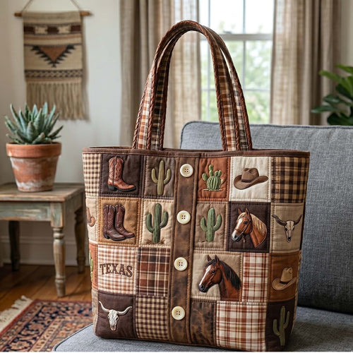 Texas Pride Quilted Tote Bag GFTOTP19077