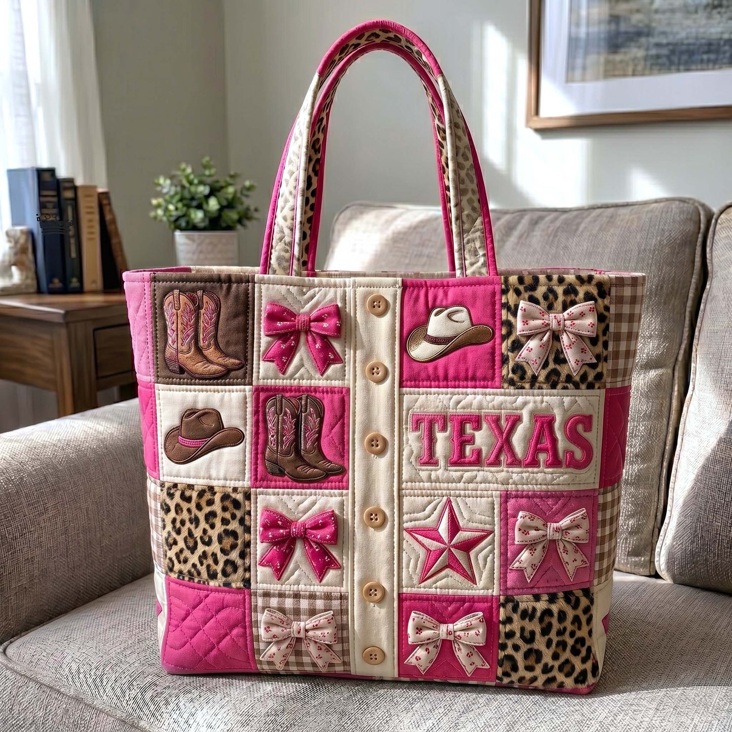 Texas Pride Quilted Tote Bag GFTOTP19078