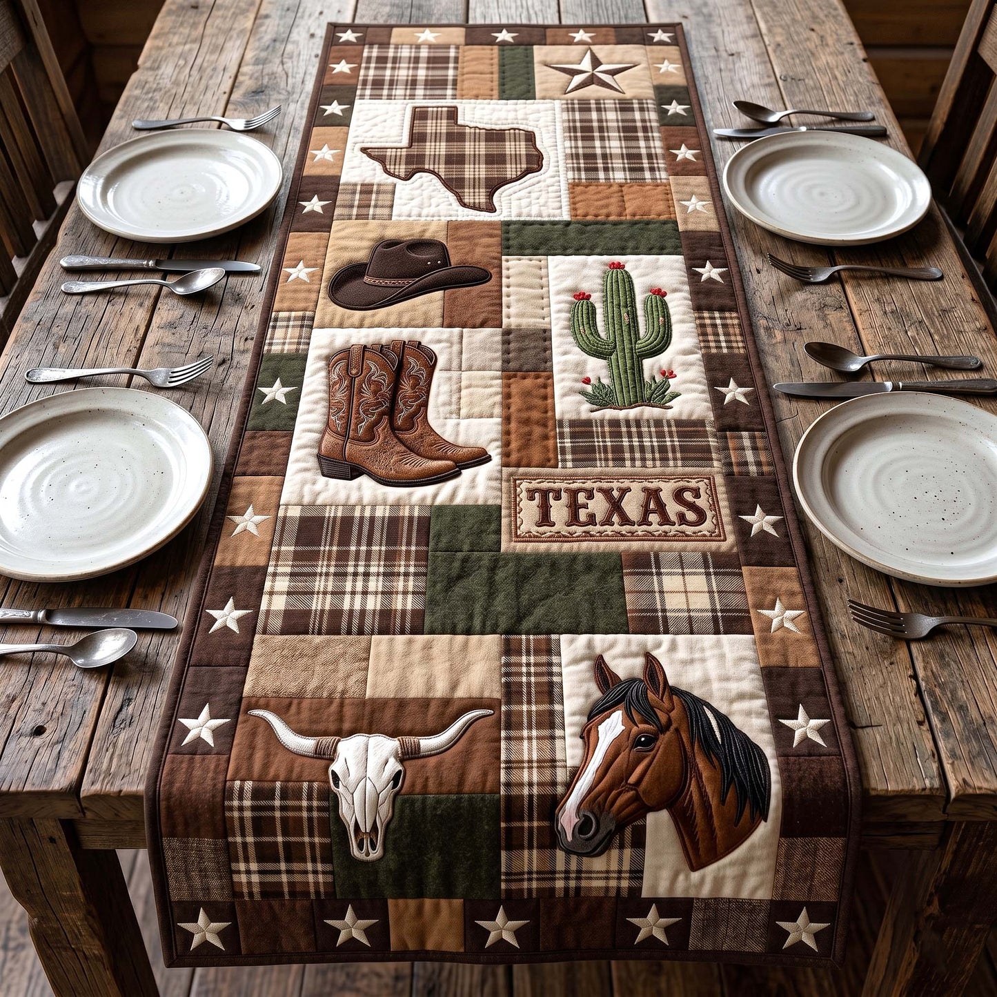 Texas Pride Quilted Table Runner GFTOTP19141