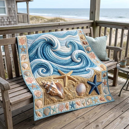 Coastal Whisper Quilted Blanket GFTOTP19166