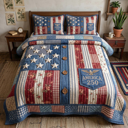 Liberty Legacy 3-Piece Quilted Bedding Set GFTOTP19216