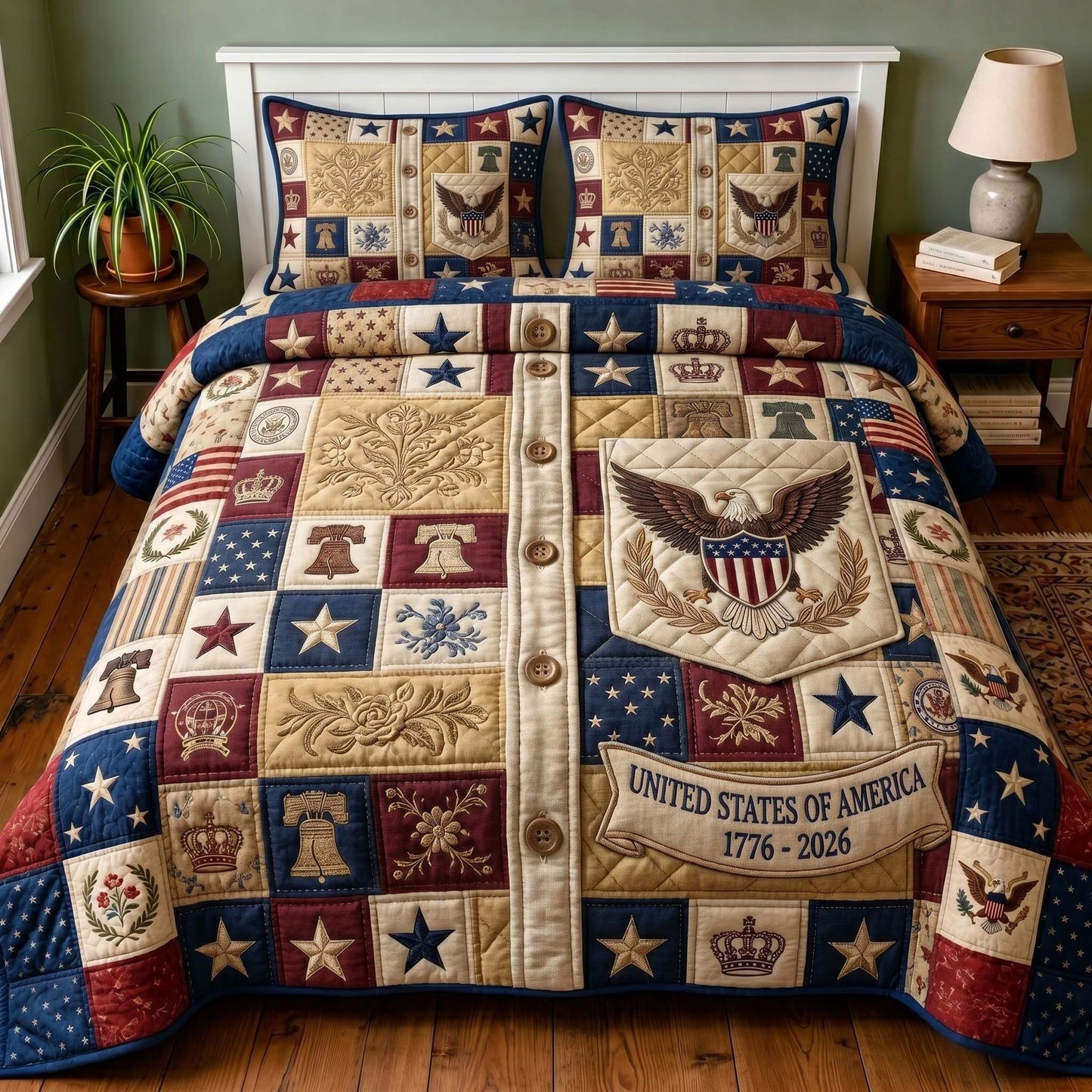 Liberty Legacy 3-Piece Quilted Bedding Set GFTOTP19217