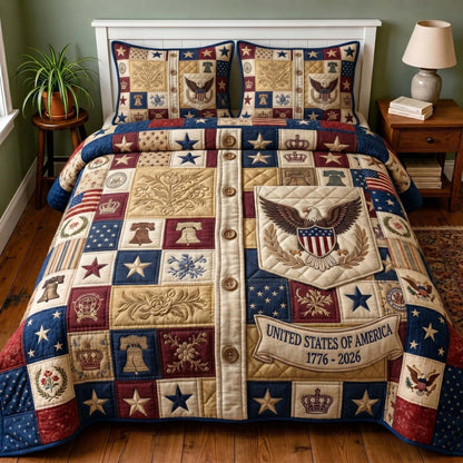 Liberty Legacy 3-Piece Quilted Bedding Set GFTOTP19217