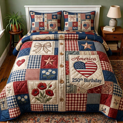 Liberty Legacy 3-Piece Quilted Bedding Set GFTOTP19218