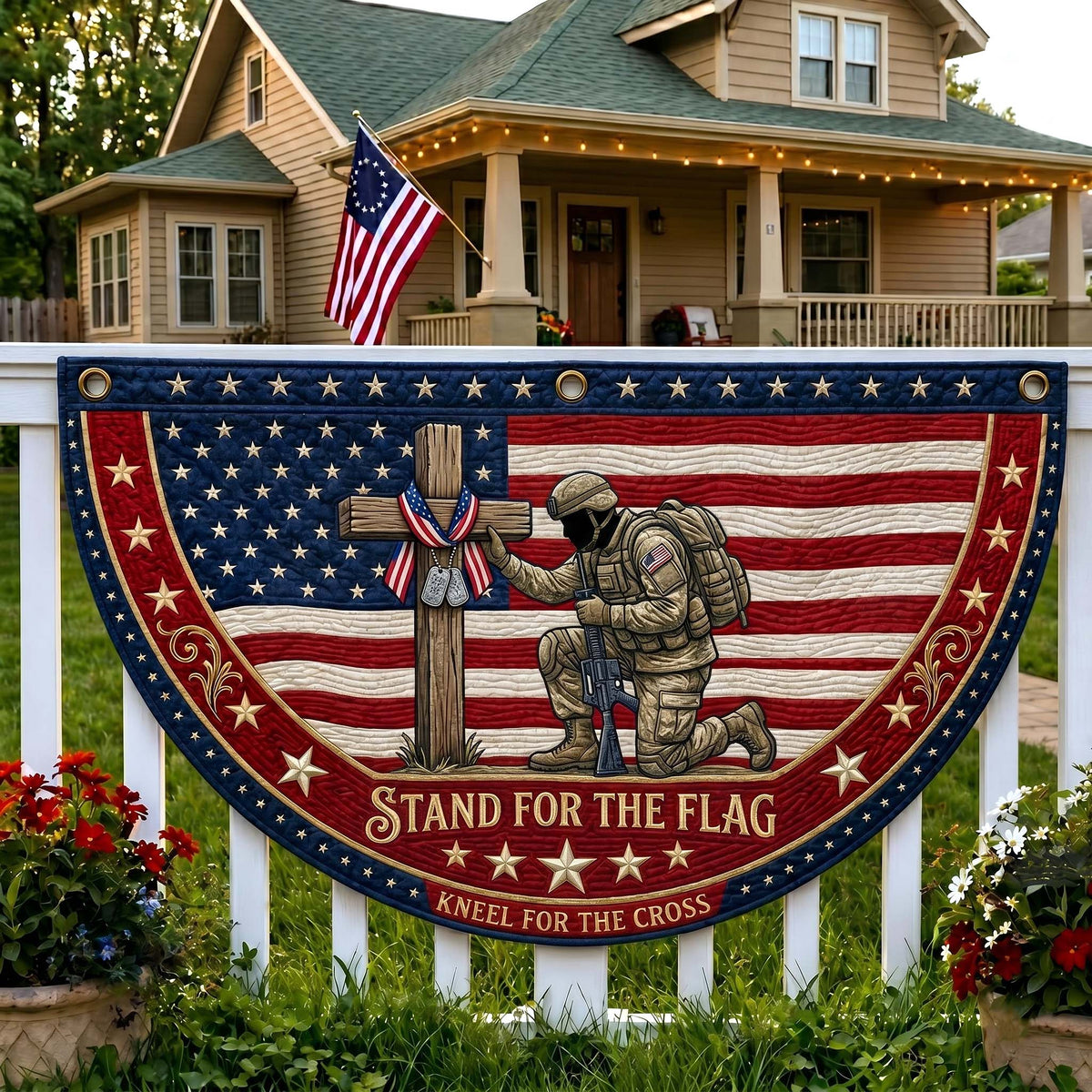 Veteran Pride Fan Flag GFTOTP19239