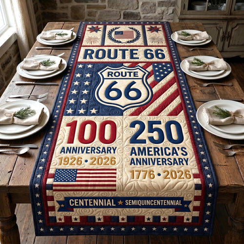 Route 66 Centennial Quilted Table Runner GFTOTP19293