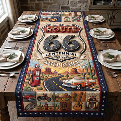 Route 66 Centennial Quilted Table Runner GFTOTP19295