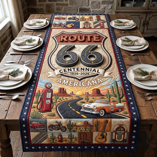 Route 66 Centennial Quilted Table Runner GFTOTP19295