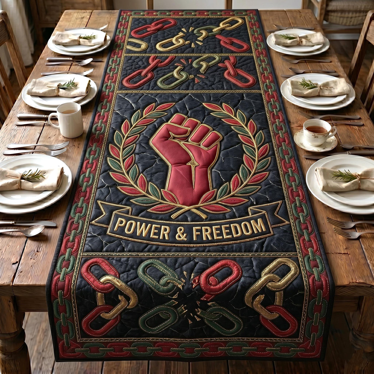 Freedom Heritage Quilted Table Runner GFTOTP19326