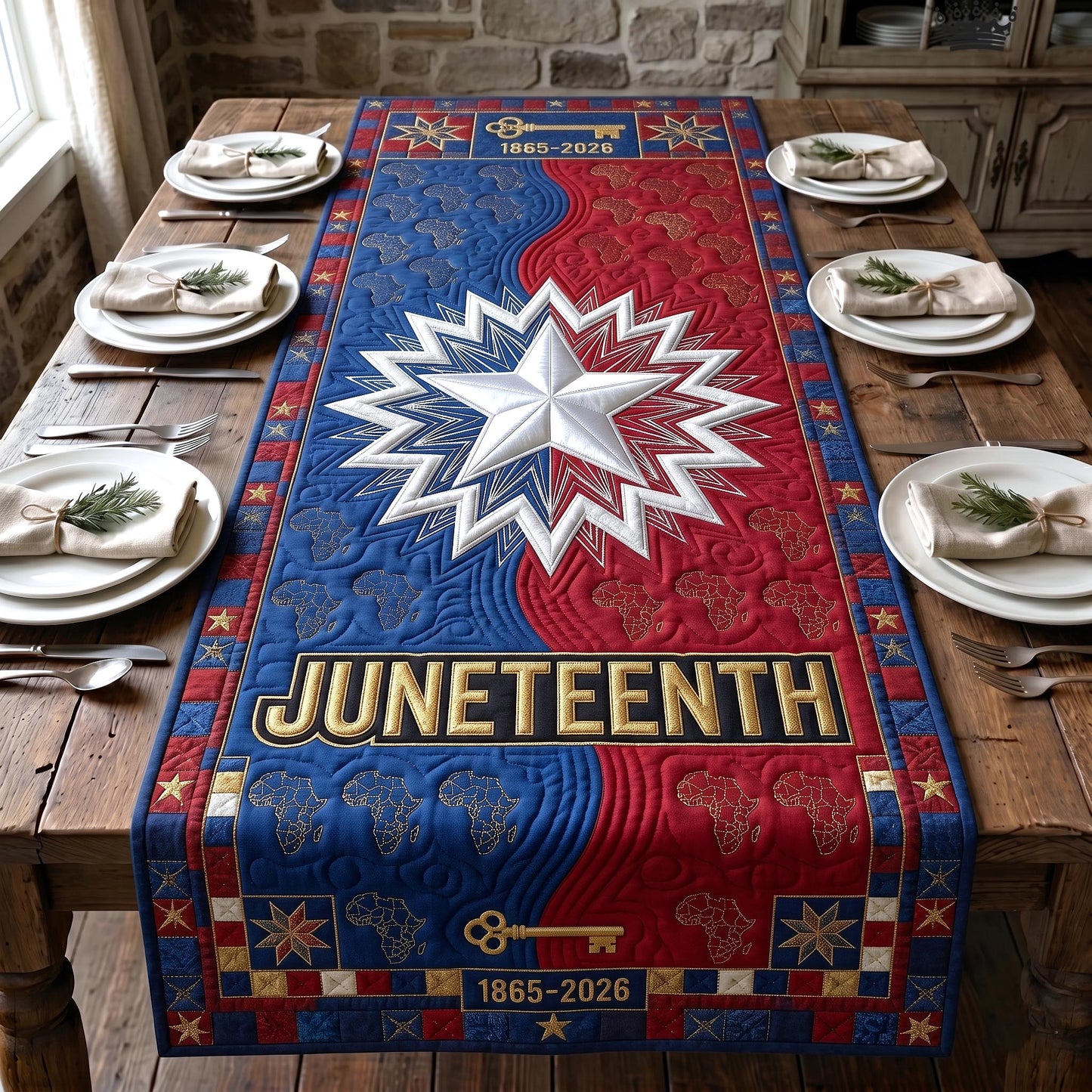 Freedom Heritage Quilted Table Runner GFTOTP19327