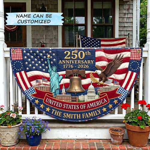 Patriotic Spirit Fan Flag QTCUZ GFTOTP19359