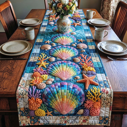 Coastal Whisper Quilted Table Runner GFTOTP19372
