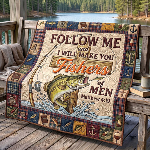 Faithful Fisherman Quilted Blanket GFTOTP19417
