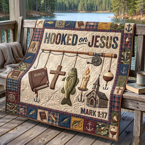 Faithful Fisherman Quilted Blanket GFTOTP19418