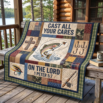 Faithful Fisherman Quilted Blanket GFTOTP19421
