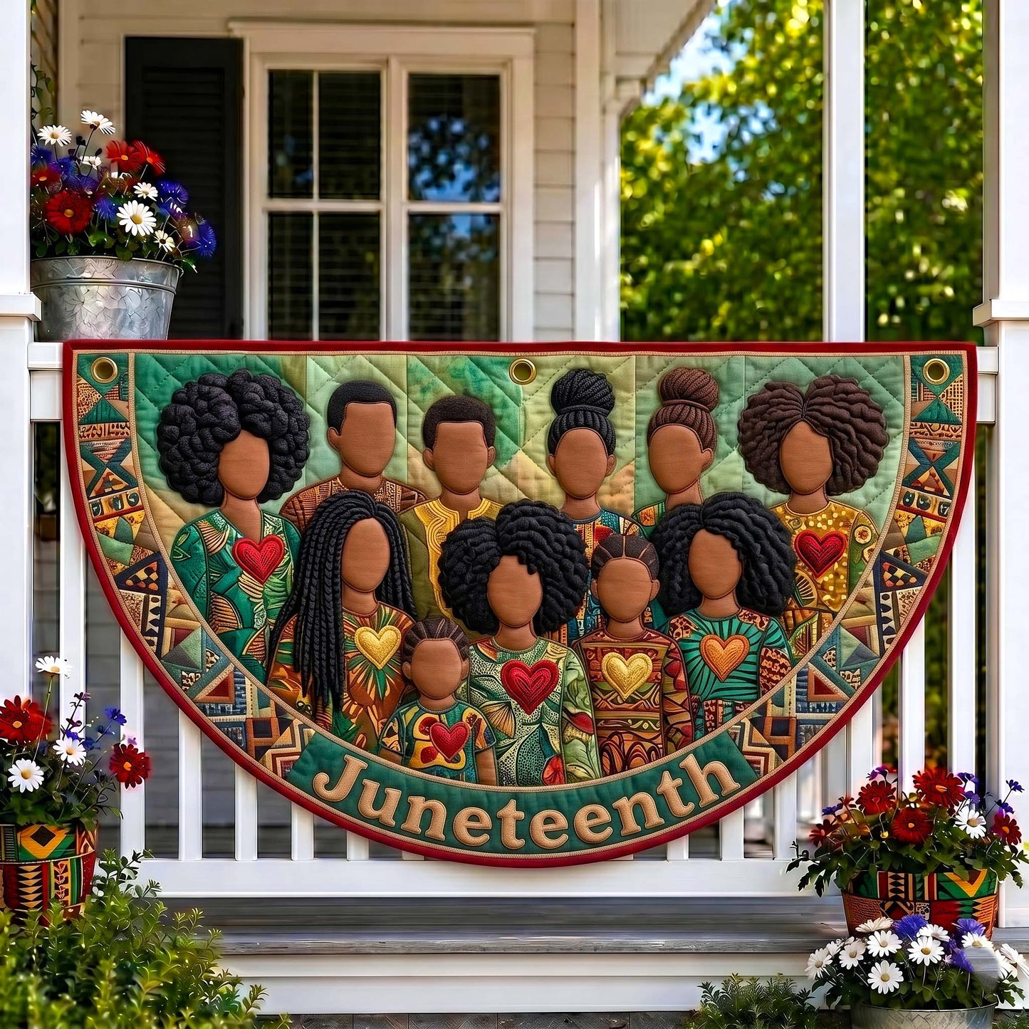 Black Heritage Fan Flag GFTOTP19440