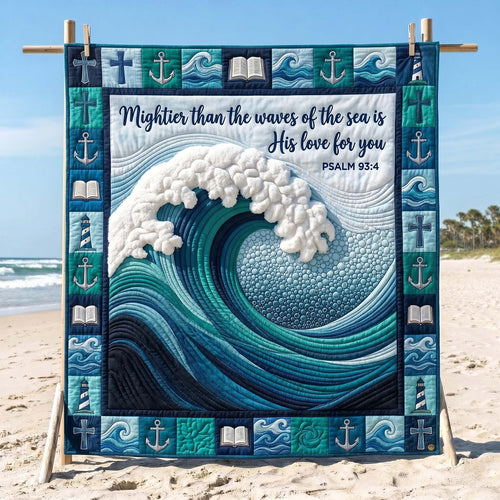 Ocean Grace Quilted Blanket GFTOTP19450