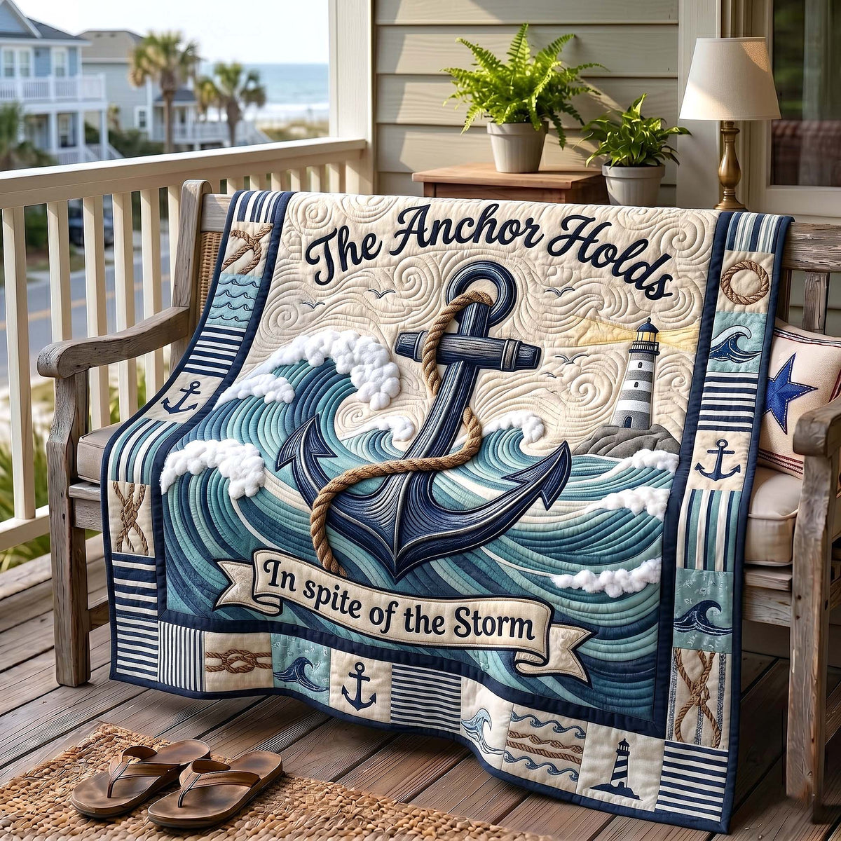 Ocean Grace Quilted Blanket GFTOTP19452